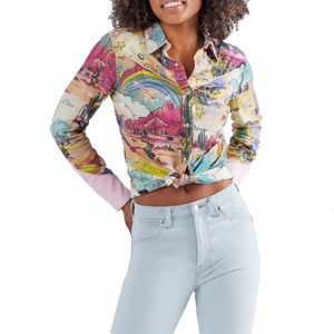 Wrangler x Barbie snap shirt